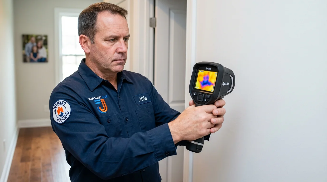 Thermal imaging leak detection by Johns Plumbing LLC in Whittier